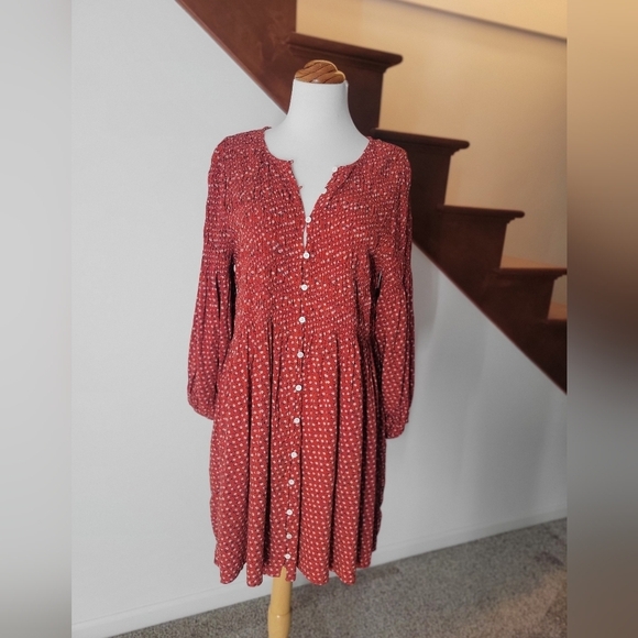 Madewell Challis Button Front Mini Dress Size M Daisy Floral New - Picture 4 of 7